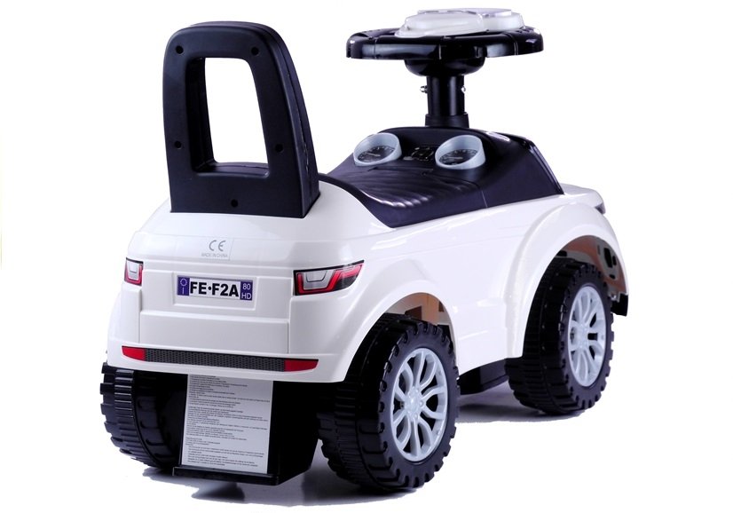 Dětské odrážedlo range rover bílé - Obrázek 2
