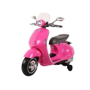 Dětský elektrický skútr Vespa GTS růžový