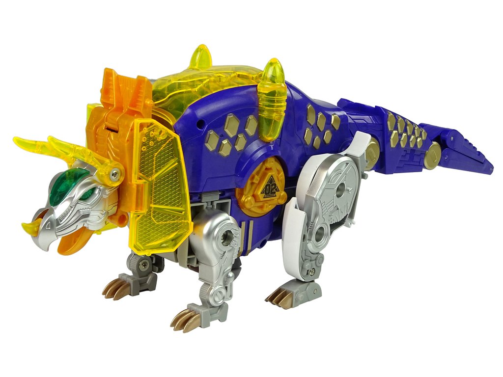 Dinobots 2v1 Triceratops fialový - Obrázek 2