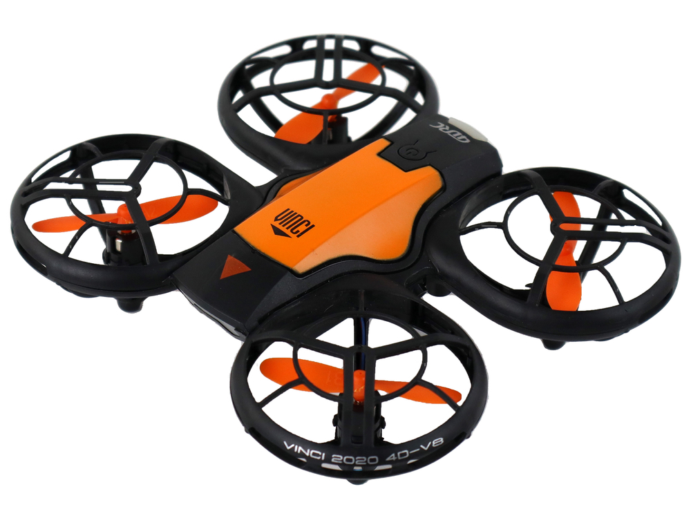 Dron se světly pouzdrem oranžový - Obrázek 2