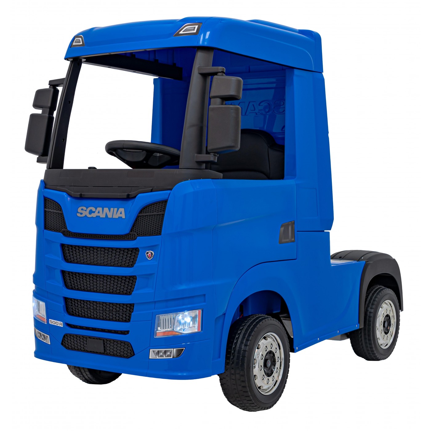 Elektrický kamion Scania R-SERIE 4x4 modrý