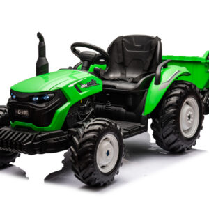 Elektrický traktor s přívěsem pro děti HC-306 24V světle zelený