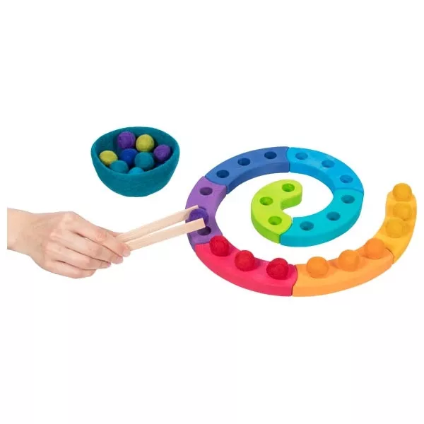 Goki Goki Třídění vlněných míčků - Spirála - Obrázek 2