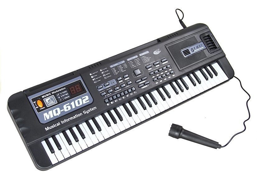 Keyboard MQ-6102 s mikrofonem 61 kláves - Obrázek 2