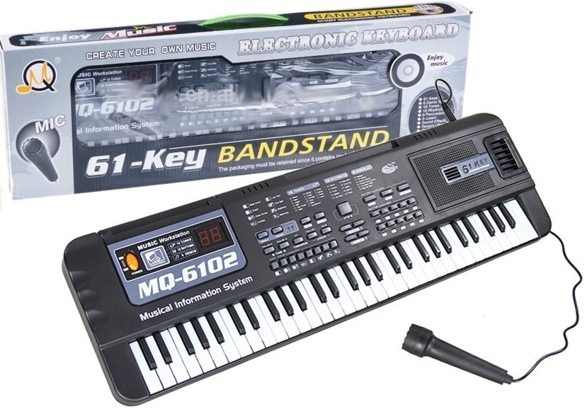 Keyboard MQ-6102 s mikrofonem 61 kláves