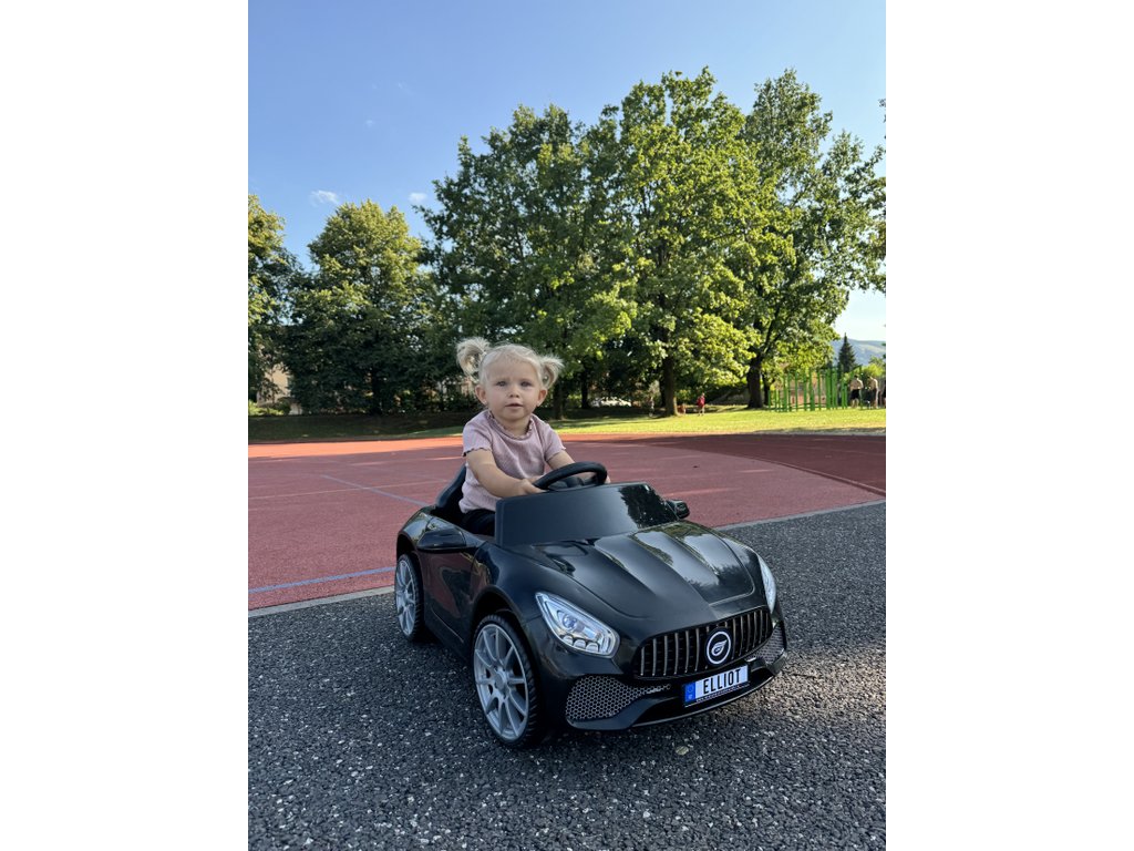 Mamido Elektrické autíčko Cabrio Fast Wing černé - Obrázek 2