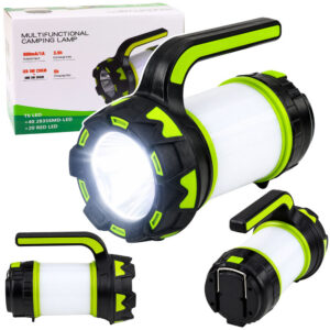 Multifunkční LED svítilna s akumulátorem USB nabíjení