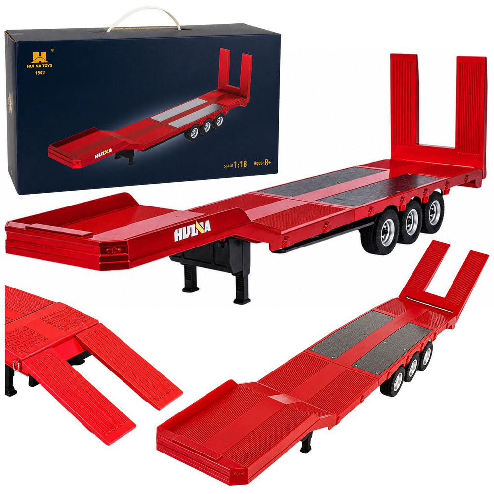 Návěs pro kamion na dálkové ovládání Scania 1:18 červený
