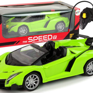 Sportovní auto na dálkové ovládání R/C 1:18 zelené