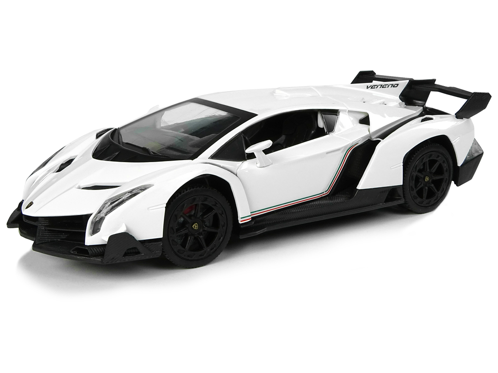 Sportovní auto na dálkové ovládání RC Lamborghini Veneno 1:24 bílé - Obrázek 2