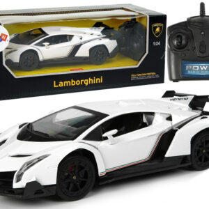 Sportovní auto na dálkové ovládání RC Lamborghini Veneno 1:24 bílé