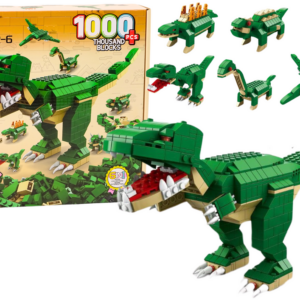 Stavebnice Dinosaurů 6v1 1000 dílků