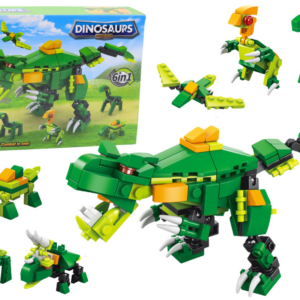 Stavebnice dinosaurus 6v1