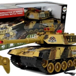Tank na dálkové ovládání WAR R/C hnědý