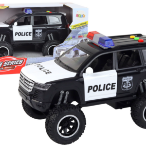 Terénní policejní autíčko Raptor s efekty 1:14 černé
