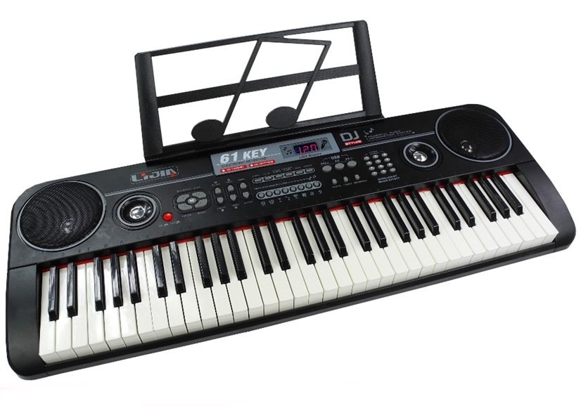 Velký keyboard pro děti USB vstup + mikrofon - Obrázek 2