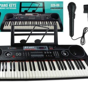 Velký keyboard pro děti USB vstup + mikrofon