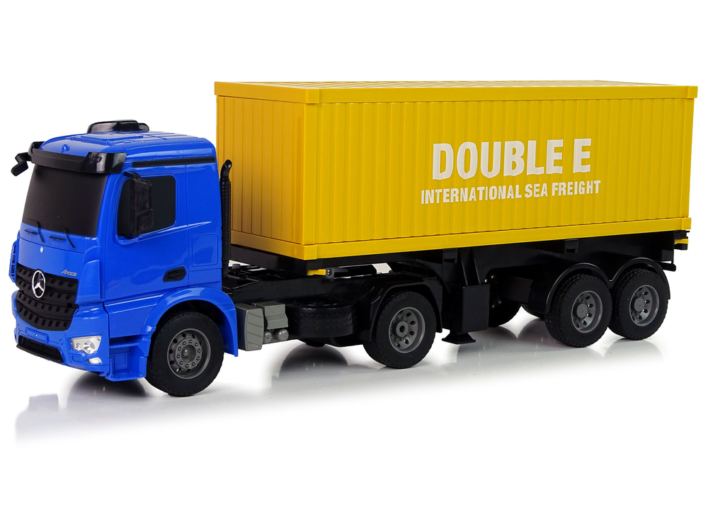Velký nákladní automobil na dálkové ovládání R/C Mercedes Arocs 1:20 modrý - Obrázek 2