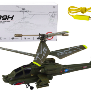 Vojenský vrtulník Apache na dálkové ovládání R/C Syma S109H khaki