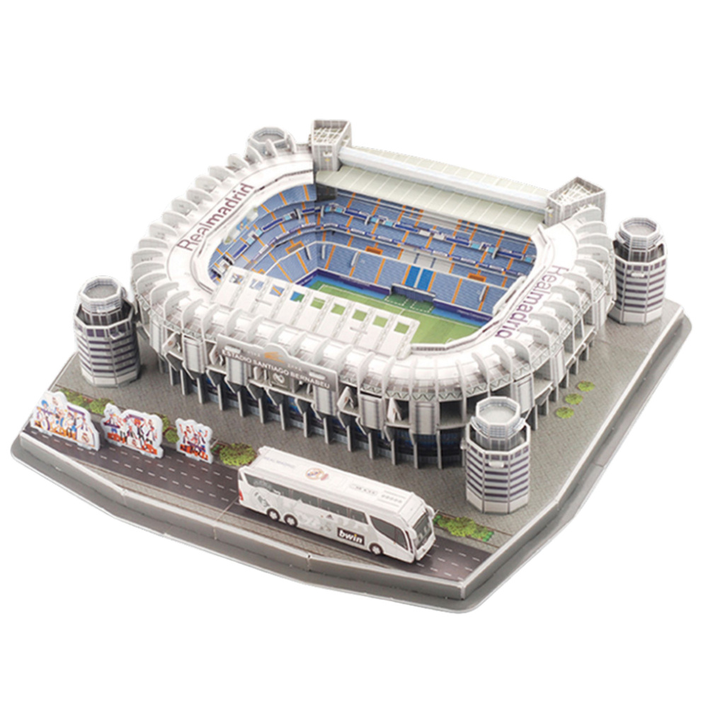 3D Puzzle Santiago Bernabeu Real Madrid Fotbalový stadion 101 dílků - Obrázek 2