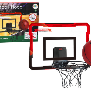 Basketbalový koš pro děti s tabulí a počítadlem + míč sada