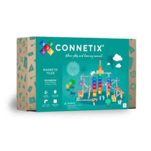 Connetix Connetix Tiles - Magnetická Stavebnice Duhová Kuličková Dráha 92 ks