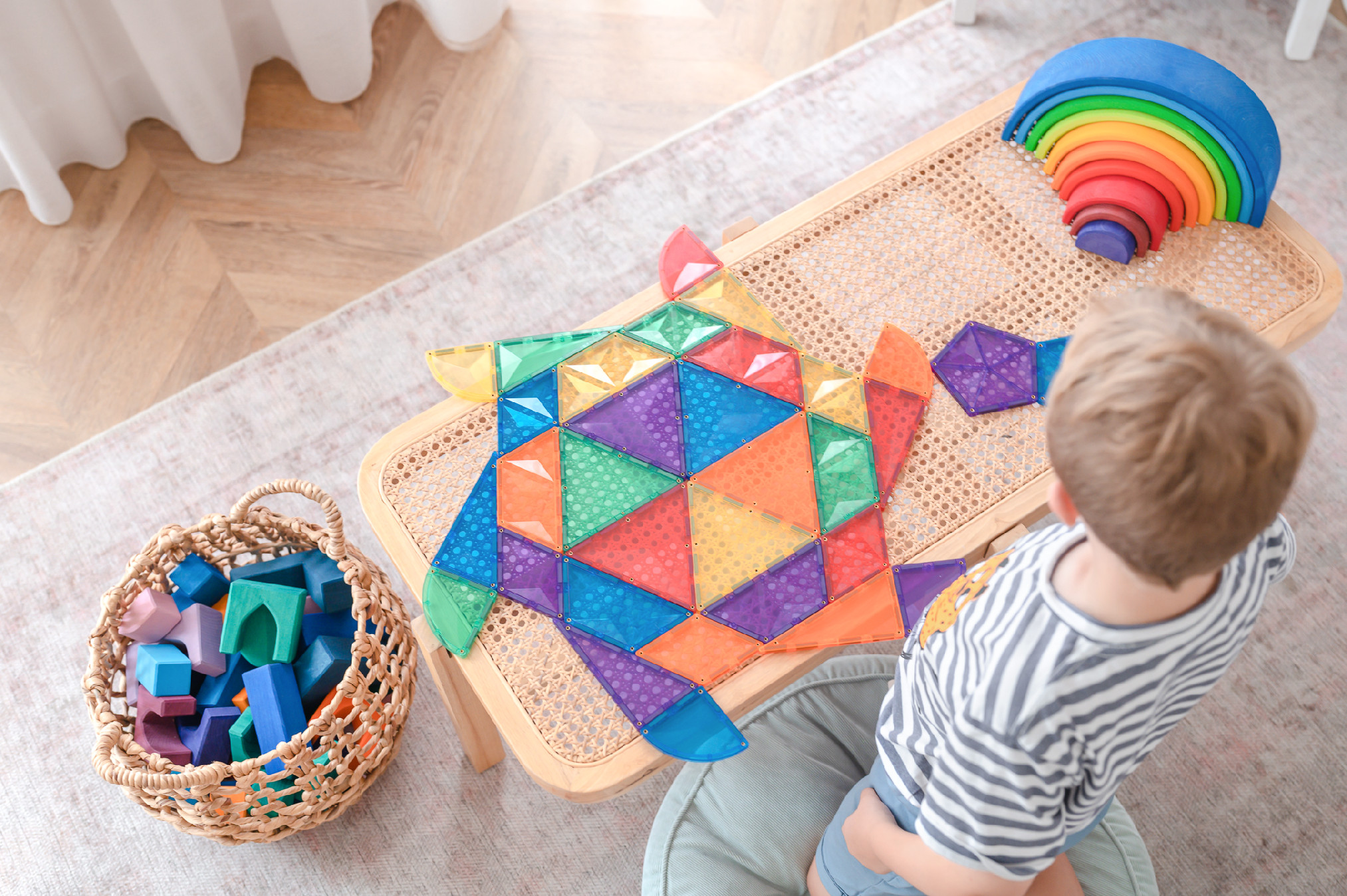 Connetix Connetix Tiles - Magnetická Stavebnice Duhová Rozšiřující Sada 36 ks - Obrázek 2