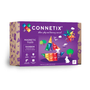 Connetix Connetix Tiles - Magnetická Stavebnice Duhová Startovací Sada 60 ks