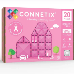 Connetix Connetix Tiles - Magnetická Stavebnice Limitovaná růžová edice 20 ks