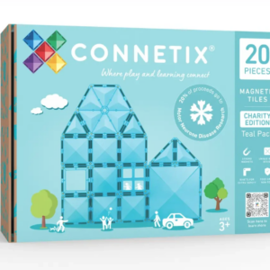 Connetix Connetix Tiles - Magnetická Stavebnice Limitovaná tyrkysová edice 20 ks
