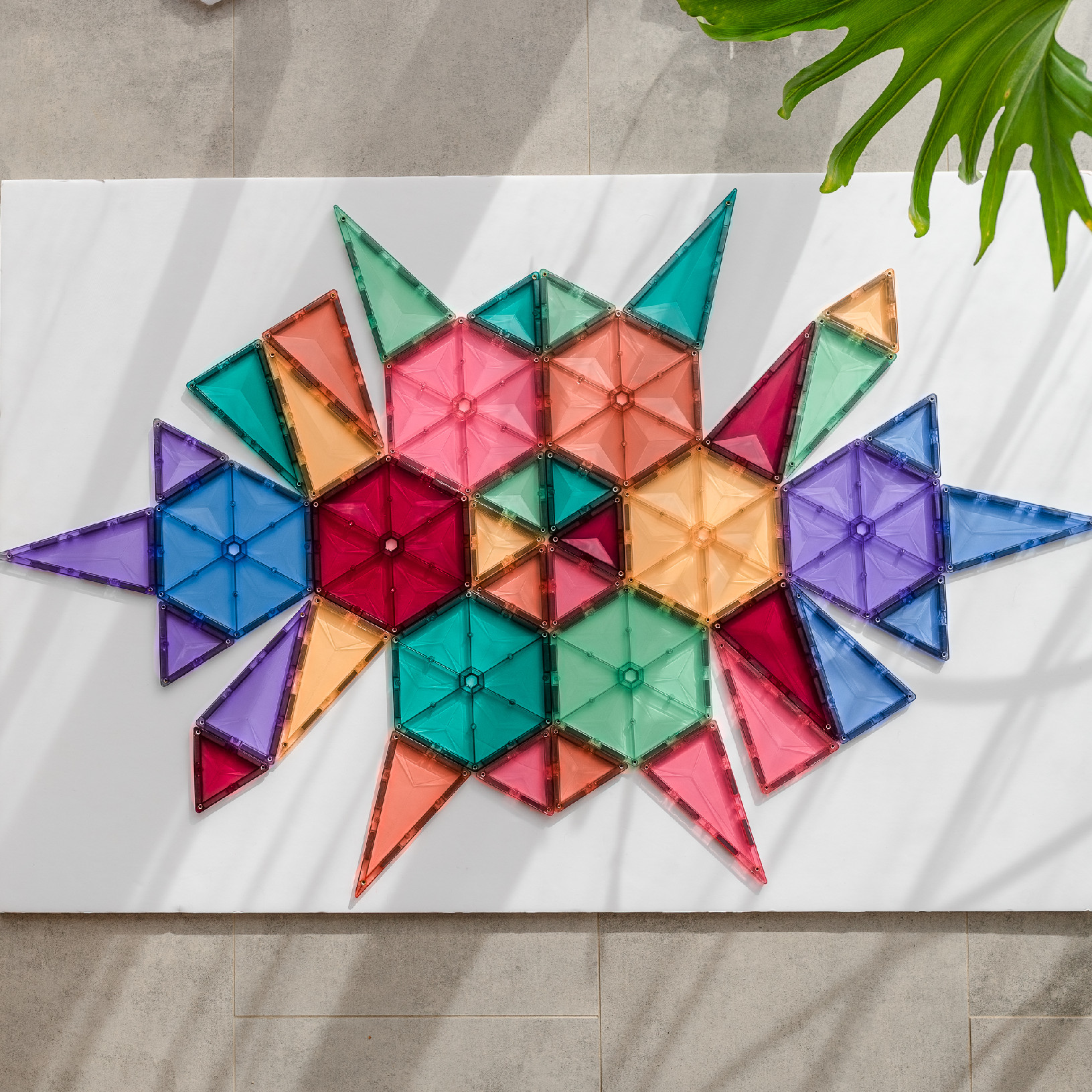 Connetix Connetix Tiles - Magnetická Stavebnice Pastelová Geometry 40 ks - Obrázek 2