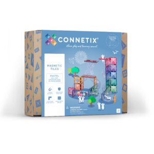Connetix Connetix Tiles - Magnetická Stavebnice Pastelová Kuličková Dráha 80 ks