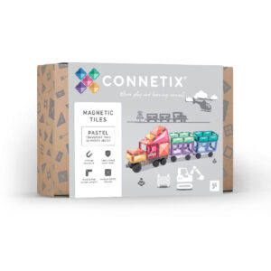 Connetix Connetix Tiles - Magnetická Stavebnice Pastelová Vozidla 50 ks