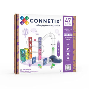 Connetix Connetix Tiles - Magnetická kuličková dráha s vystřelovačem 47 ks