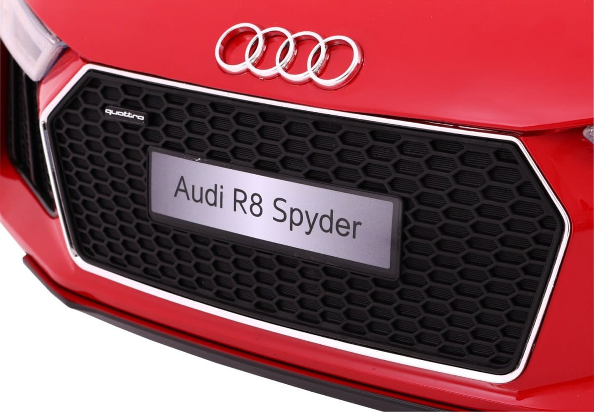 Dětské elektrické autíčko Audi R8 Spyder červené - Obrázek 2