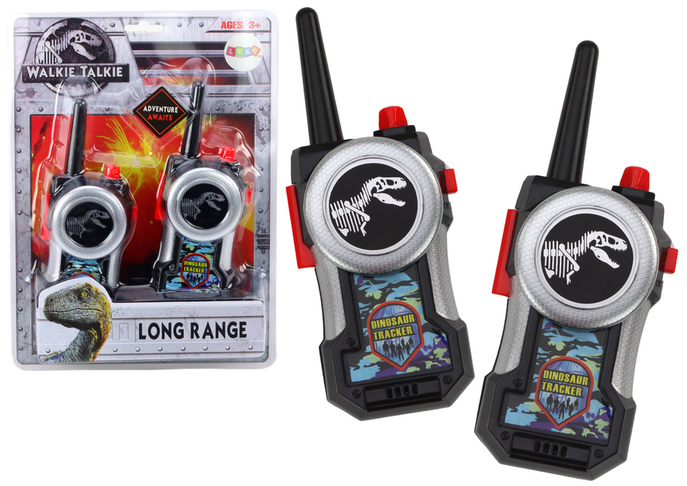 Dětské vysílačky Walkie-Talkie s motivem dinosauři dosah 30-80 m
