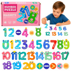 Magnetická sada čísla a matematická znaménka 26 dílků