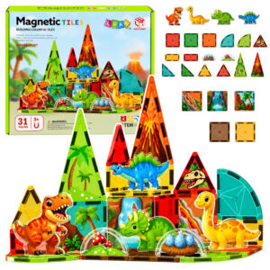 Magnetická stavebnice Dinosauři 31 dílků
