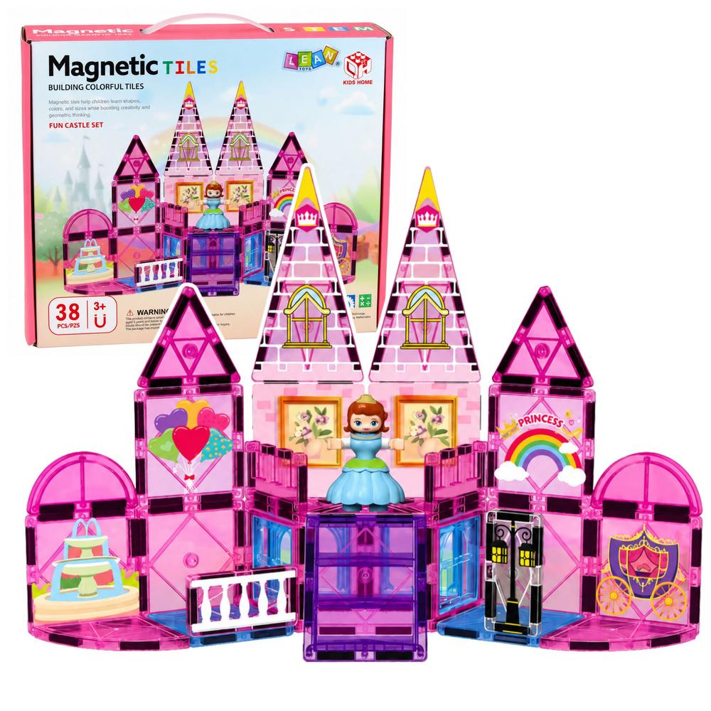 Magnetická stavebnice Zámek pro princeznu 38 dílků