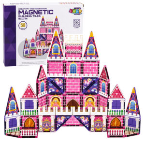 Magnetická stavebnice Zámek pro princeznu 58 dílků