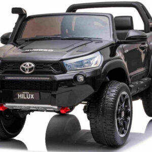 Mamido Dětské elektrické autíčko Toyota Hilux 2x24V7Ah | 4x200W | 4x4 | pro 2 děti | ECO kůže | EVA kola černé