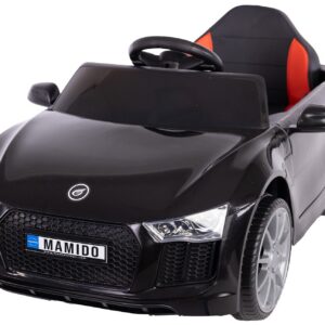 Mamido Elektrické autíčko Fast Wing eko-kůže černé