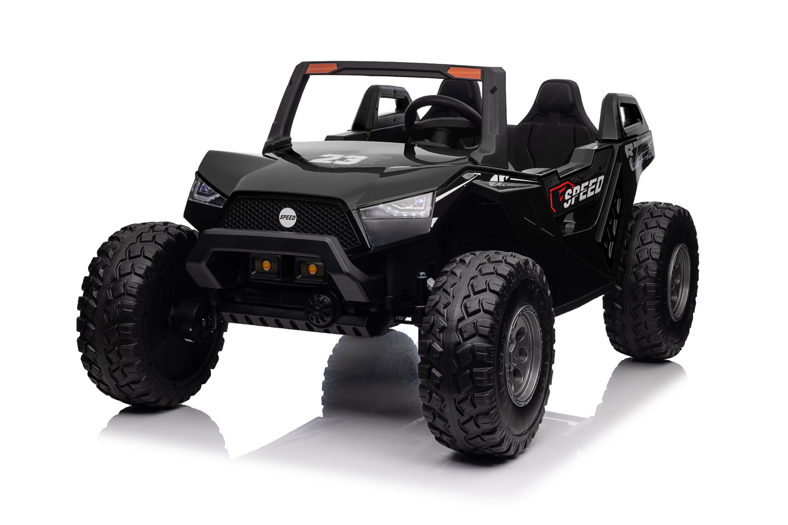 Mamido Elektrické autíčko buggy Clash 24V 4x200W 16km/h 60kg 2x12V14Ah černé - Obrázek 2