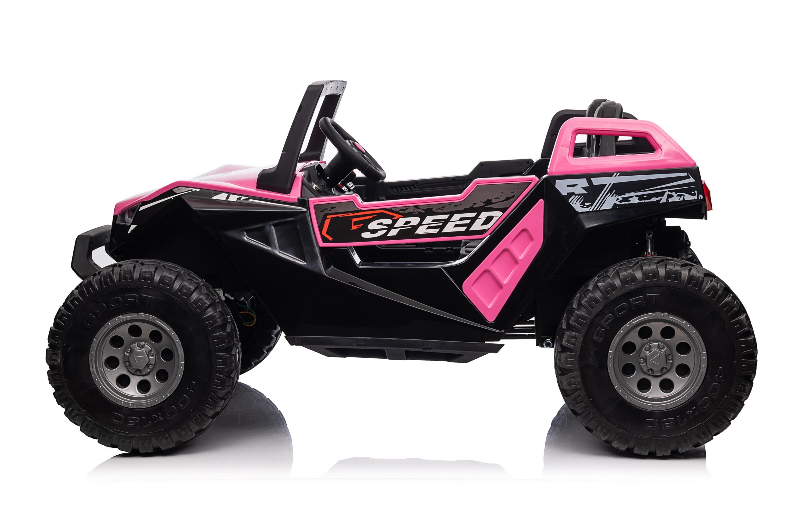 Mamido Elektrické autíčko buggy Clash 24V 4x200W 16km/h 60kg 2x12V14Ah růžové - Obrázek 2