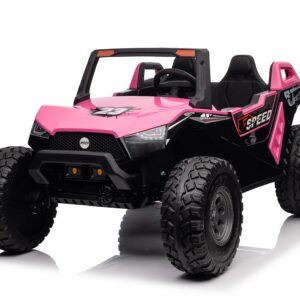 Mamido Elektrické autíčko buggy Clash 24V 4x200W 16km/h 60kg 2x12V14Ah růžové