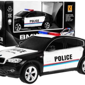 Policejní autíčko na dálkové ovládání R/C BMW X6 1:24