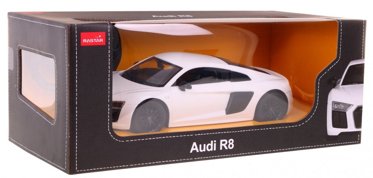 RASTAR Auto na dálkové ovládání R/C Audi R8 Rastar 1:24 bílé - Obrázek 2