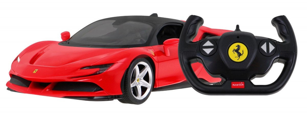 RASTAR Auto na dálkové ovládání R/C Ferrari SF90 Rastar 1:14 červené - Obrázek 2