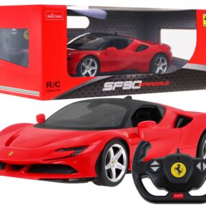 RASTAR Auto na dálkové ovládání R/C Ferrari SF90 Rastar 1:14 červené