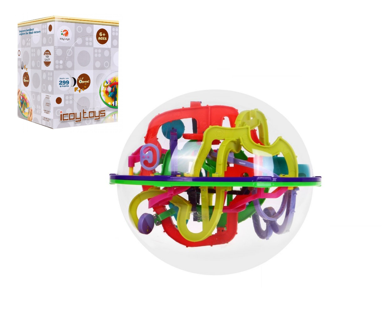 3D hlavolam labyrint koule